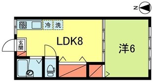 サンローズの物件間取画像